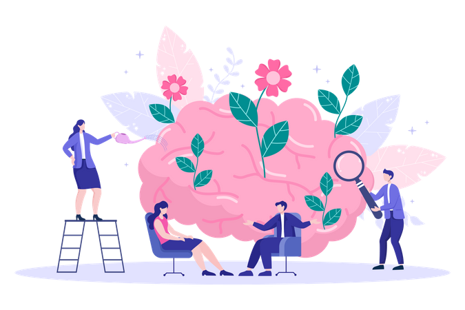 Psychology Illustrations - Free Download in SVG, PNG